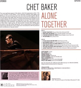 Disque vinyle Chet Baker - Alone Together (Deluxe Edition) (180 g) (LP) - 2