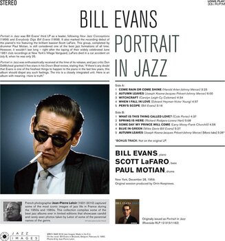 LP deska The Bill Evans Trio - Portrait In Jazz (Deluxe Edition) (180 g) (LP) - 2