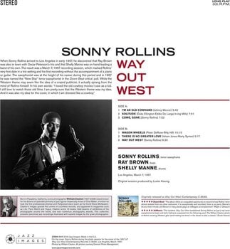 Disc de vinil Sonny Rollins - Way Out West (Reissue) (180g) (LP) - 2