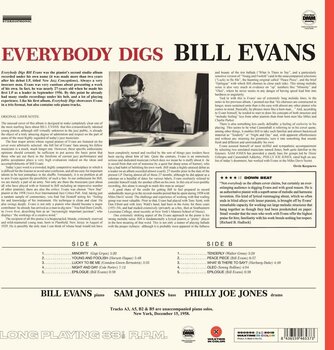 Disco in vinile Bill Evans - Everybody Digs Bill Evans (Limited Edition) (Red Coloured) (180 g) (LP) - 2