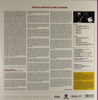 Δίσκος LP Duke Ellington & John Coltrane - Duke Ellington & John Coltrane (Limited Edition) (Purple Coloured) (180 g) (LP) - 2