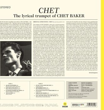 LP platňa Chet Baker - Chet (Limited Edition) (Translucent Yellow Coloured) (180 g) (LP) - 2