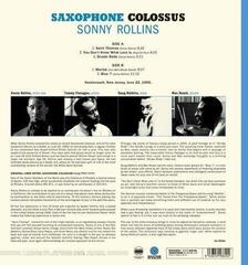 Disco in vinile Sonny Rollins - Saxophone Colossus (Limited Edition) (Blue Coloured) (180 g) (LP) - 1
