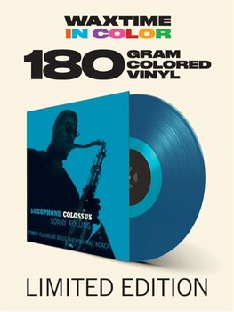 Disco in vinile Sonny Rollins - Saxophone Colossus (Limited Edition) (Blue Coloured) (180 g) (LP) - 3