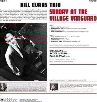 Вінілові платівки The Bill Evans Trio - Sunday At The Village Vanguard (Limited Edition) (180 g) (LP) - 2