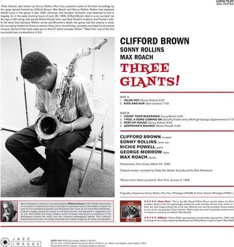 Hanglemez Clifford Brown & Sonny Rollins & Max Roach - Three Giants! (Limited Edition) (LP) - 2