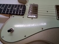 Fender Chris Shiflett Telecaster Deluxe Shoreline Gold Elektrisk gitarr