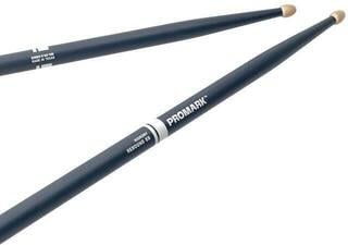 Drumsticks Pro Mark RBH595AW-BLUE Rebound 5B Painted Blue Drumsticks - 1