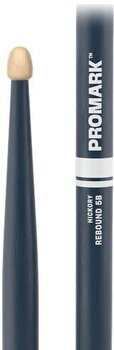 Drumsticks Pro Mark RBH595AW-BLUE Rebound 5B Painted Blue Drumsticks - 3