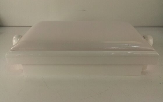 Taburete de piano de madera Grand HY-PJ023 Taburete de piano de madera White Gloss (Seminuevo) - 2