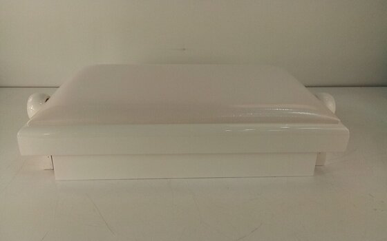 Taburete de piano de madera Grand HY-PJ023 Taburete de piano de madera White Gloss (Seminuevo) - 3