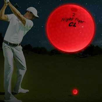 Golfball Masters Golf Night Flyer Mixed Colour Balls - 4