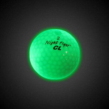 Golfball Masters Golf Night Flyer Mixed Colour Balls - 6