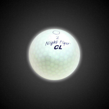Golfball Masters Golf Night Flyer Mixed Colour Balls - 8