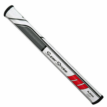 Golfové gripy Superstroke Traxion Flatso 2.0 Putter Grip White/Red/Grey - 2