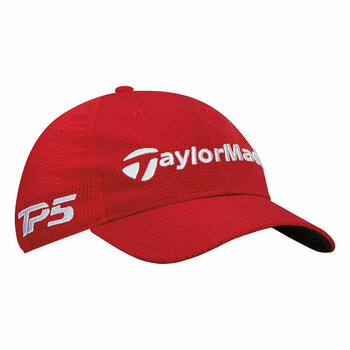Mütze TaylorMade Litetech Tour Cap Red 2019 - 5