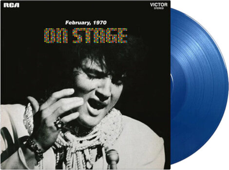 Vinyl Record Elvis Presley - On Stage February 1970 (Limited Edition) (Blue Coloured) (Reissue) (LP) - 2