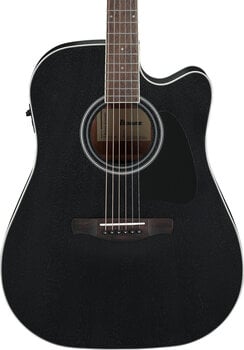 guitarra eletroacústica Ibanez AW84CE-WK Weathered Black Open Pore guitarra eletroacústica - 4