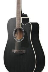 guitarra eletroacústica Ibanez AW84CE-WK Weathered Black Open Pore guitarra eletroacústica - 4