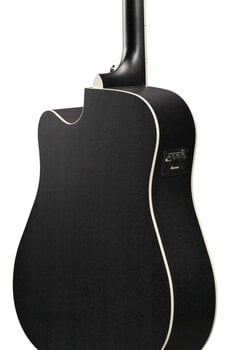 guitarra eletroacústica Ibanez AW84CE-WK Weathered Black Open Pore guitarra eletroacústica - 6