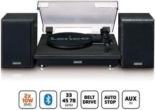 Gramofon komplet Lenco LS-100BK Black Gramofon komplet - 1