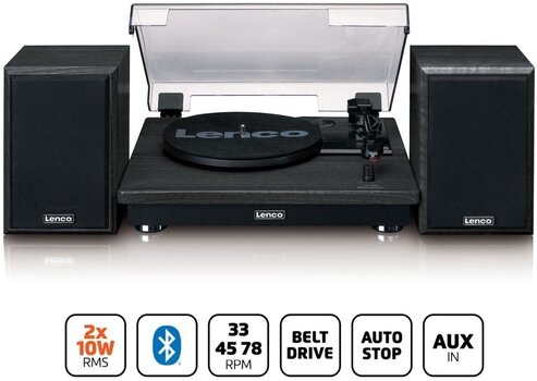 Kit Turntable Lenco LS-100BK Black Kit Turntable (Juste déballé) - 2