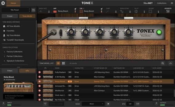 Wzmacniacz gitarowy IK Multimedia TONEX ONE Double Special Limited Edition Stompbox - 8
