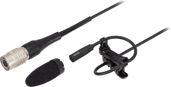 Lavalier Dynamic Microphone Audio-Technica BP899cW Black Lavalier Dynamic Microphone - 2