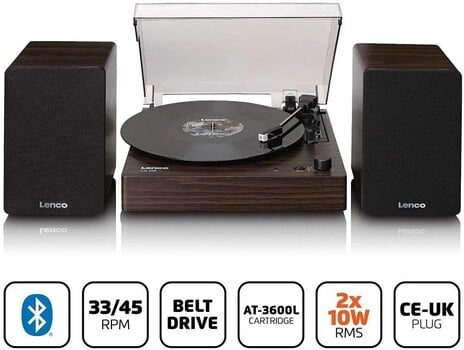 Kit Turntable Lenco LS-200 Wood Kit Turntable - 2