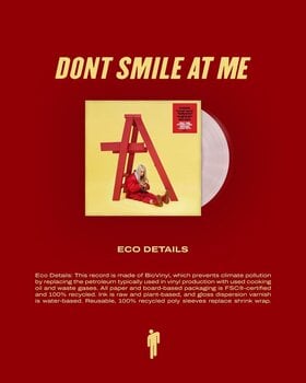 Schallplatte Billie Eilish - Don't Smile At Me (Limited Edition) (Crystal Clear Coloured) (LP) - 3