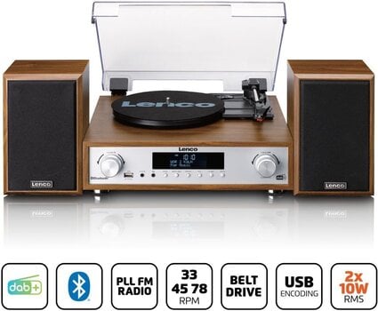 Turntable kit
 Lenco MC-160WD Wood Turntable kit - 3