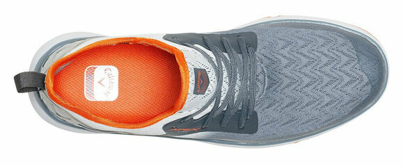 Мъжки голф обувки Callaway Apex Lite Mens Golf Shoes Grey/Orange UK 10 - 3