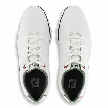 Moški čevlji za golf Footjoy Pro SL White/Navy/Red 42,5 - 3