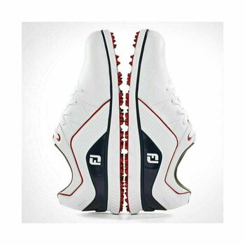 Férfi golfcipők Footjoy Pro SL White/Navy/Red 42,5 - 6