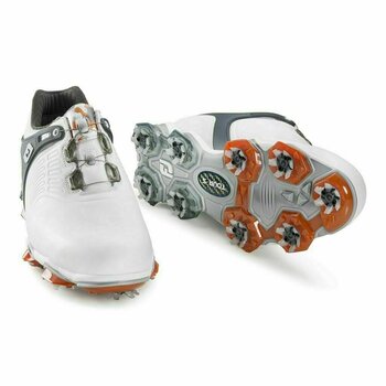 Pantofi de golf pentru bărbați Footjoy Tour-S BOA Alb-Gri închis 45 - 4