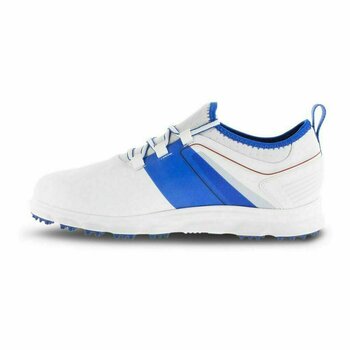 Férfi golfcipők Footjoy Superlites XP White/Blue/Red 40,5 - 2