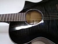 Ibanez AEWC400-TKS Transparent Black Sunburst Elektroakustinen kitara