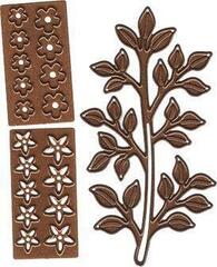 Scrapbooking CREATIVE EXPRESSIONS Cutting And Embossing Metal Stencils Set predložaka za rezanje 3 kom - 1