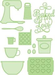 Scrapbooking CREATIVE EXPRESSIONS Cutting And Embossing Metal Stencils Set de șabloane de tăiat 13 buc. - 2