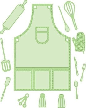 Scrapbooking CREATIVE EXPRESSIONS Cutting And Embossing Metal Stencils Set de șabloane de tăiat 12 buc. - 3