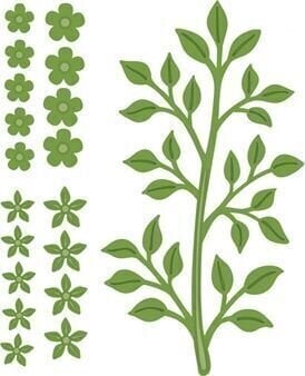 Scrapbooking CREATIVE EXPRESSIONS Cutting And Embossing Metal Stencils Set predložaka za rezanje 3 kom - 3