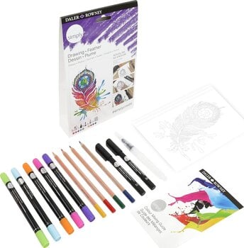 Grafit ceruza Daler Rowney Sketching Start Set Művész ceruza készlet 15 db - 2