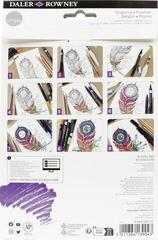 Grafit ceruza Daler Rowney Sketching Start Set Művész ceruza készlet 15 db - 3