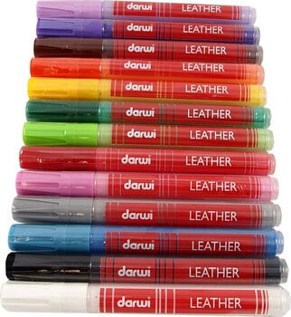 Flomaster Darwi Leather Marker Marker na koži Lilac 6 ml 1 kom - 2
