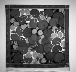 Pomoć HDupont Silk Scarf Oat Orchard 90 x 90 cm - 1