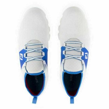 Pantofi de golf pentru bărbați Footjoy Superlites XP Alb/Albastru/Roșu 44,5 - 3