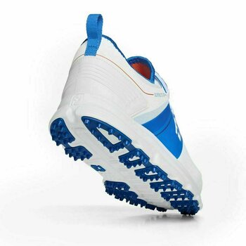Férfi golfcipők Footjoy Superlites XP White/Blue/Red 44,5 - 5