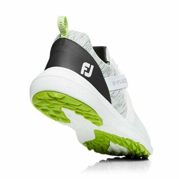 Мъжки голф обувки Footjoy Flex бял-Cив 40 - 5