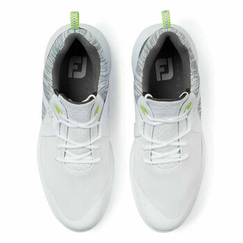 Мъжки голф обувки Footjoy Flex бял-Cив 45 - 3