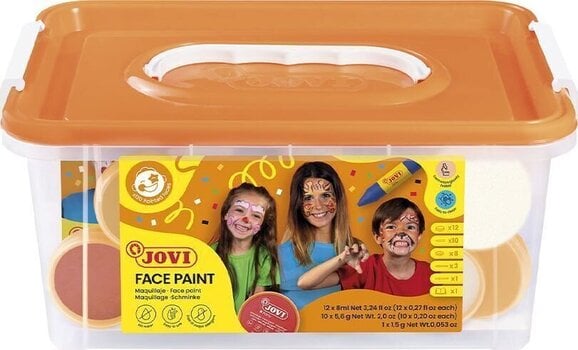 Gesichtsfarbe Jovi Face Paint Gesichtsbemalungsset Mix 8 x 12 ml 25 Stück - 6